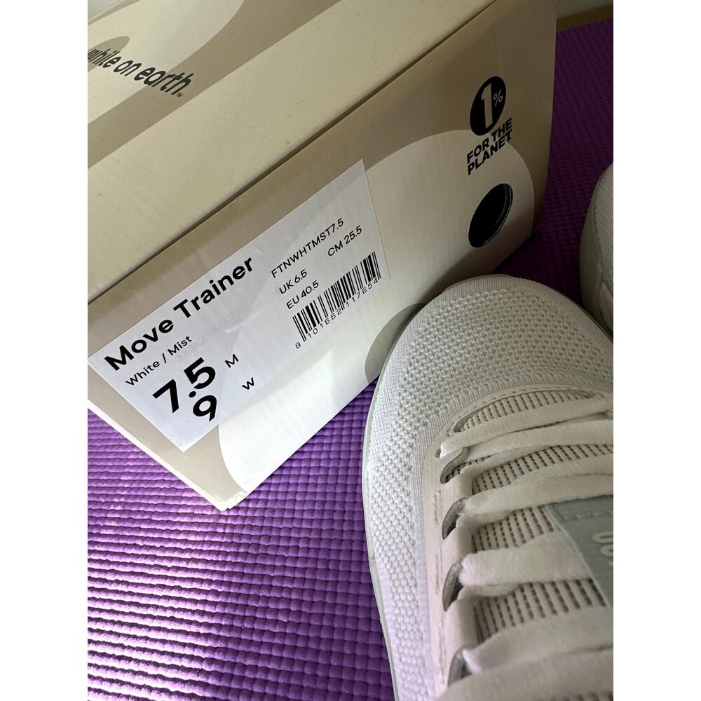 Earth Shoes Move Trainer Sneakers Mens size 7.5 Womens 9 Water Resistant Shoes - Picture 3 of 9